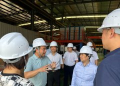 熱烈歡迎新余市水利局局長(zhǎng)謝海峰一行領(lǐng)導(dǎo)蒞臨我司參觀指導(dǎo)！