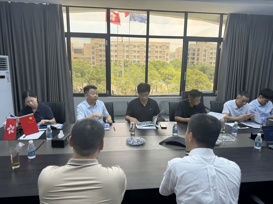 歡迎懷化沅辰水務范總一行蒞臨我司參觀指導！
